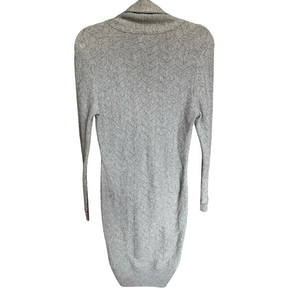 L'Agence Emelia Cardigan Chevron Knit Button Front Wool Blend Gray Size XS - Picture 8 of 13